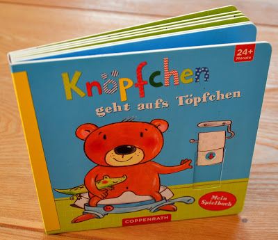 "Knöpfchen geht aufs Töpfchen" von Katja Richert und Martina Badstuber, Kinderbuch