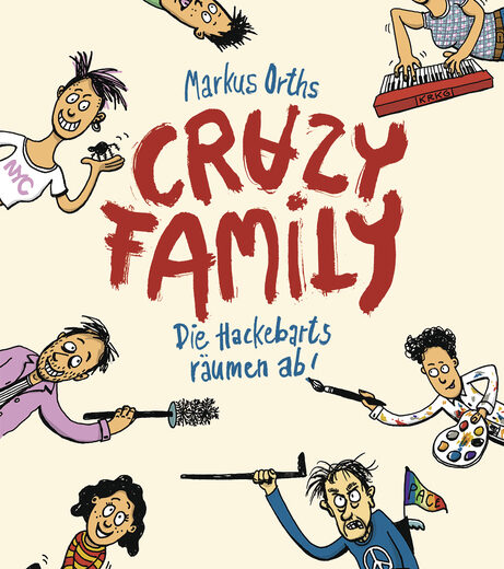 Crazy Family: Die Hackebarts räumen ab, Kinderbuch